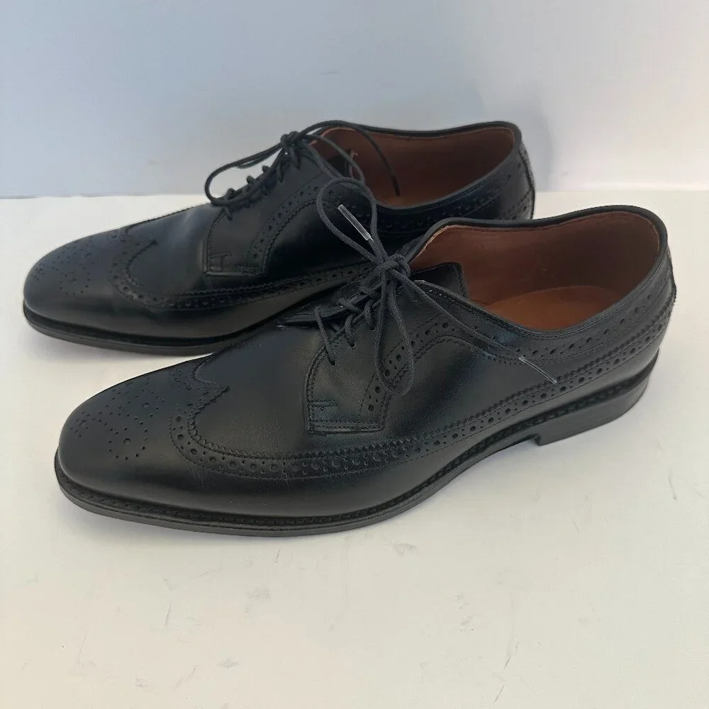 Allen Edmonds Larchmont Oxford Dress Shoes Men's 9.5 Black 41789